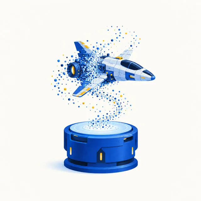 粒子の雲から複雑な機械を組み上げるナノファブリケーター